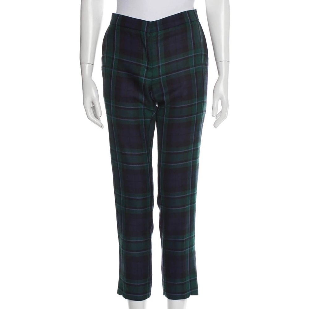 BURBERRY
Plaid Print Straight Leg Pants